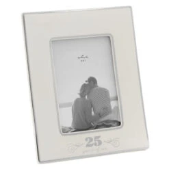 Hallmark 25 Years Of Us Silver Anniversary Picture Frame, 5x7