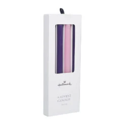 Advent Taper Candles, Set Of 4 -Hallmark Shop 3 Purple and 1 Pink Advent Taper Candles HMADTAPER 05