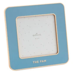 Hallmark The Fam Blue Enamel Picture Frame, 4x4