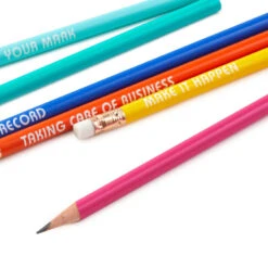 Hallmark Motivating Messages Wooden Pencils, Pack Of 6 -Hallmark Shop 6 Wood Pencils With Messages 3SOM1344 02