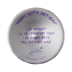 Lolita Happy 80th Birthday Handpainted Wine Glass, 15 Oz. -Hallmark Shop 80th Birthday Vibrant Flowers Wine Glass 6016993 04