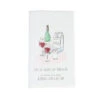 Mud Pie Fine Wine Funny Tea Towel -Hallmark Shop Aging Like Sour Milk Funny Kitchen Towel 42170194F 01