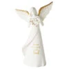 Hallmark Joanne's Angels You Are Loved Angel Figurine, 9.5" -Hallmark Shop Angel With HeartShaped Wreath of Leaves Figurine 1JOA2253 01