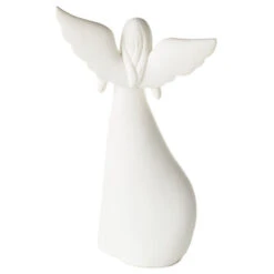 Hallmark Joanne's Angels You Are Loved Angel Figurine, 9.5" -Hallmark Shop Angel With HeartShaped Wreath of Leaves Figurine 1JOA2253 02
