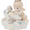 Precious Moments Our Precious Baby Bereavement Figurine, 4.7" 2 Precious Moments Our Precious Baby Bereavement Figurine, 4.7" -Hallmark Shop Baby With Angel and Animals in Heaven Figurine 242017 01