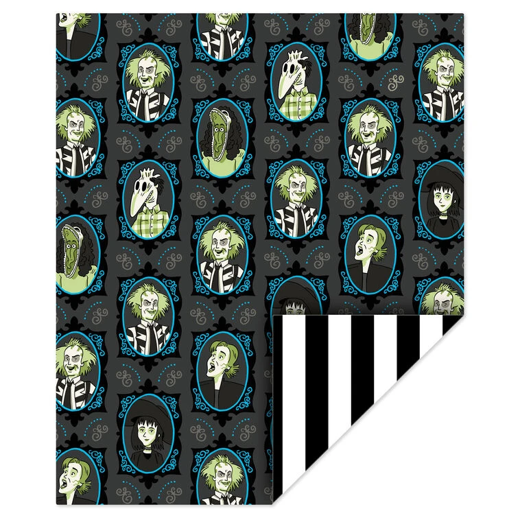 Hallmark Beetlejuice™ Glow-in-the-Dark Throw Blanket, 50x60 5 Hallmark Beetlejuice™ Glow-in-the-Dark Throw Blanket, 50x60 - Image 3