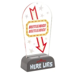 Hallmark Beetlejuice™ Light-Up Tabletop Sign, 10.5"