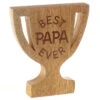 Hallmark Best Papa Ever Trophy-Shaped Quote Sign, 5.3x6 -Hallmark Shop Best Papa Ever TrophyShaped Quote Sign 1SNN1143 01
