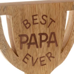 Hallmark Best Papa Ever Trophy-Shaped Quote Sign, 5.3x6 -Hallmark Shop Best Papa Ever TrophyShaped Quote Sign 1SNN1143 03