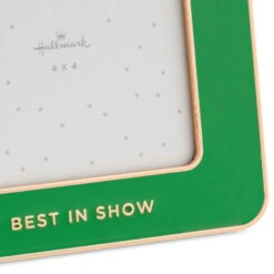 Hallmark Best In Show Green Enamel Picture Frame, 4x4 -Hallmark Shop Best in Show Green Enamel 4x4 Picture Frame 1CAP1332 03