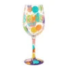 Lolita Birthday Girl Handpainted Wine Glass, 15 Oz. -Hallmark Shop Birthday Girl Handpainted Wine Glass 6013092 01