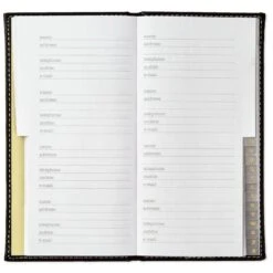 Hallmark Black Faux Leather Slim Address Book 10 Hallmark Black Faux Leather Slim Address Book -Hallmark Shop Black Faux Leather Slim Address Book root 1ADD9822 ADD9822 05.jpg Source Image