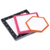 Hallmark Black, Pink And Orange Memo Pad 3-Pack 1 Hallmark Black, Pink And Orange Memo Pad 3-Pack -Hallmark Shop Black Pink and Orange Geometric Memo Pads Set of 3 3SOM1343 01