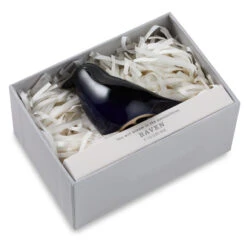 Hallmark Sculpted Raven Figurine, 2.25" -Hallmark Shop Black Raven Ceramic Bird Figurine 1SNN1194 04