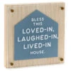 Hallmark Bless This House Layered Square Quote Sign, 8x8 -Hallmark Shop Bless This House Layered Square Quote Sign 1SNN1148 01