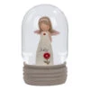 Blossom Bucket July Birthstone Angel Snow Globe, 4.2" -Hallmark Shop Blossom Bucket July Birthstone Angel Snow Globe 24114174 01