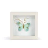 Demdaco Light Blue Butterfly Small Shadow Box Wall Decor, 4" 1 Demdaco Light Blue Butterfly Small Shadow Box Wall Decor, 4" -Hallmark Shop Blue Butterfly in White Shadow Box 1004920023 01