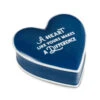 Hallmark A Heart Like Yours Heart-Shaped Lidded Trinket Dish 2 Hallmark A Heart Like Yours Heart-Shaped Lidded Trinket Dish -Hallmark Shop Blue HeartShaped Trinket Dish With Quote 1SNN1185 01