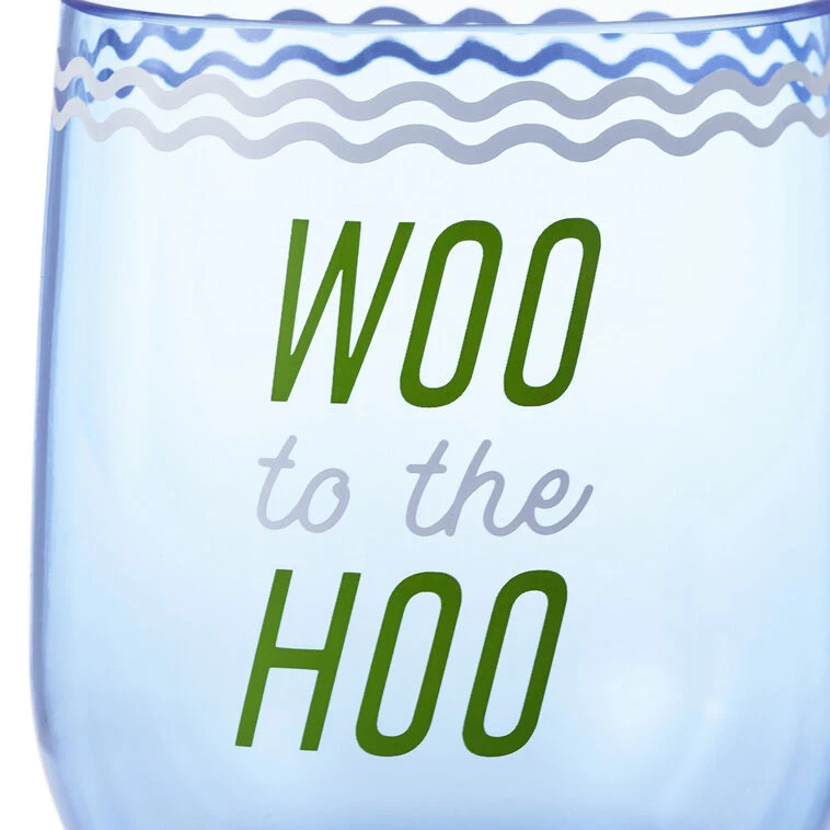 Hallmark Woo Hoo Worth Celebrating Drinking Glasses, Set Of 2 4 Hallmark Woo Hoo Worth Celebrating Drinking Glasses, Set Of 2 - Image 2