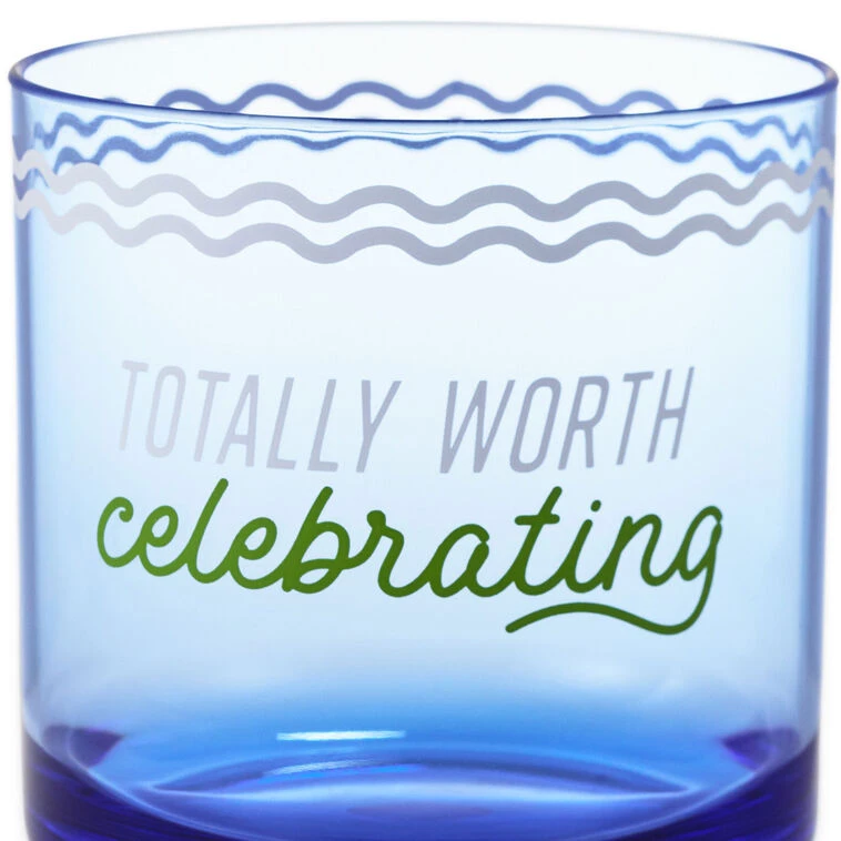 Hallmark Woo Hoo Worth Celebrating Drinking Glasses, Set Of 2 5 Hallmark Woo Hoo Worth Celebrating Drinking Glasses, Set Of 2 - Image 3