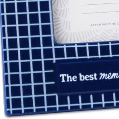 Hallmark The Best Memories Picture Frame, 4x6 -Hallmark Shop Blue Tile Best Memories 4x6 Picture Frame 1CAP1325 04