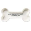 Hallmark Happy Place Dog Bone-Shaped Trinket Dish