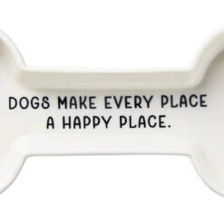 Hallmark Happy Place Dog Bone-Shaped Trinket Dish -Hallmark Shop BoneShaped Trinket Dish With Dog Quote 1SNN1186 03