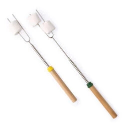 Bunk House Bonfire Buddies Roasting Forks, Set Of 2