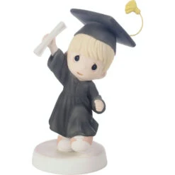 Precious Moments Your Story Is Just Beginning Grad Boy Figurine, 5.7"