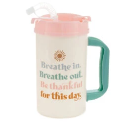 Hallmark Breathe And Be Thankful Water Jug, 36 Oz.