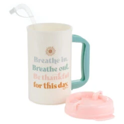 Hallmark Breathe And Be Thankful Water Jug, 36 Oz. 8 Hallmark Breathe And Be Thankful Water Jug, 36 Oz. -Hallmark Shop Breathe and Be Thankful Water Jug 1FAI1224 03