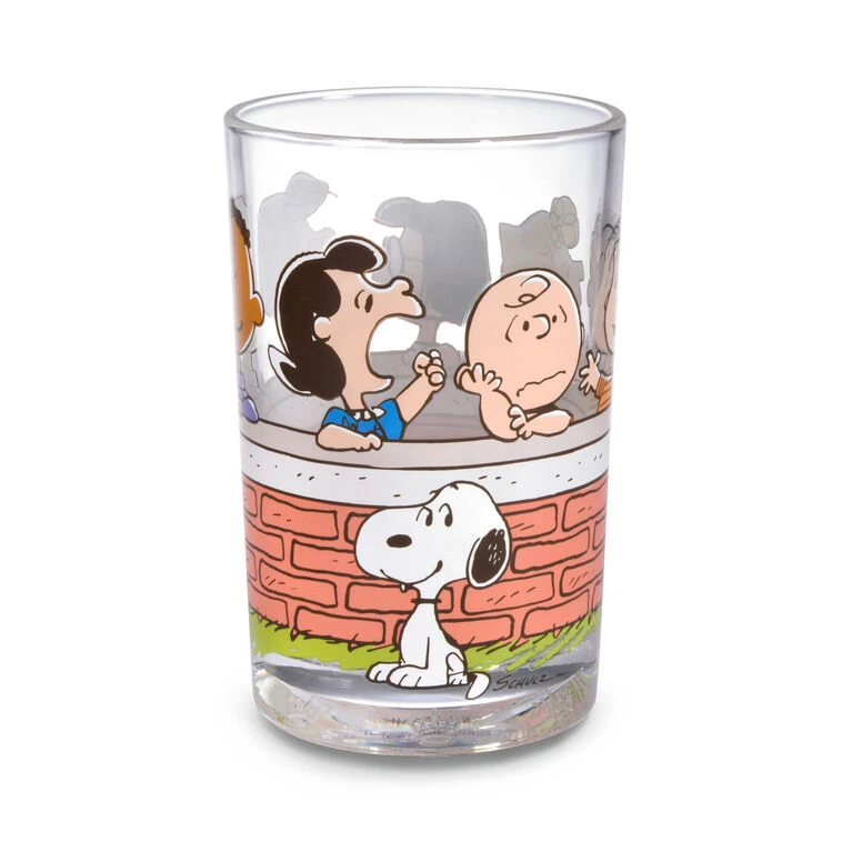 Hallmark Peanuts® Gang At Brick Wall Collectible Drinking Glass, 13.5 Oz. 3 Hallmark Peanuts® Gang At Brick Wall Collectible Drinking Glass, 13.5 Oz.