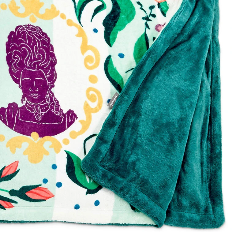 Hallmark Bridgerton Ton Silhouettes On Floral Blanket, 50x60 5 Hallmark Bridgerton Ton Silhouettes On Floral Blanket, 50x60 - Image 3