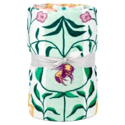 Hallmark Bridgerton Ton Silhouettes On Floral Blanket, 50x60 13 Hallmark Bridgerton Ton Silhouettes On Floral Blanket, 50x60 -Hallmark Shop Bridgerton Cameos on Floral Fleece Blanket 1PCL1060 06