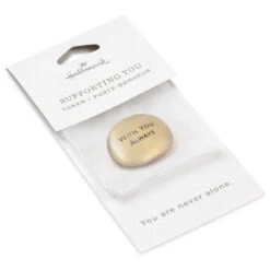 Hallmark With You Always Metal Pocket Token 9 Hallmark With You Always Metal Pocket Token -Hallmark Shop Bronzed Metal Worry Stone With Engraved Message 1BIT2026 04