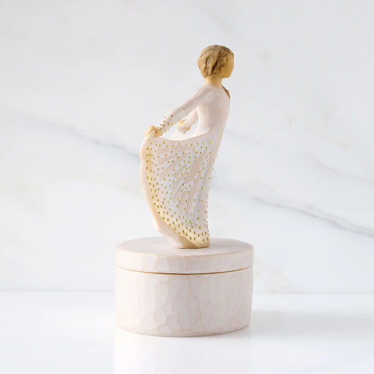 Willow Tree Girl In Butterfly Dress Keepsake Box 5 Willow Tree Girl In Butterfly Dress Keepsake Box - Image 3