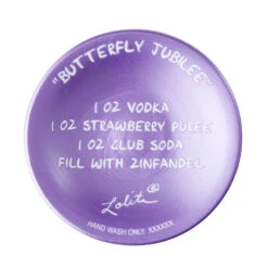Lolita Butterfly Jubilee Handpainted Wine Glass, 15 Oz. -Hallmark Shop Butterfly Jubilee Handpainted Wine Glass 6013099 04