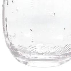 Hallmark Candles And Frosting Embossed Stemless Wine Glass, 17 Oz. -Hallmark Shop Candles and Frosting Embossed Stemless Wine Glass 1BIR1304 03