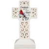 Carson Cardinals Appear Remembrance Porcelain Cross, 9.25"