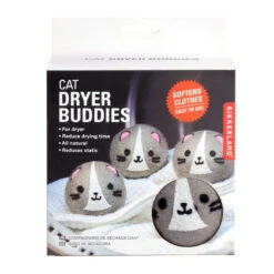 Kikkerland Cat Dryer Buddies Laundry Balls, Set Of 4 7 Kikkerland Cat Dryer Buddies Laundry Balls, Set Of 4 -Hallmark Shop Cat Dryer Balls for Laundry LB45 03