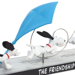 Hallmark Peanuts® 75th Anniversary Friendship Of A Lifetime Limited Edition Charlie Brown And Snoopy Figurine, 4.25" -Hallmark Shop Charlie Brown and Snoopy Ink Well Desk Accessory 1PAJ4700 03
