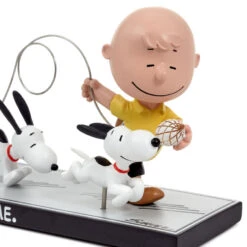 Hallmark Peanuts® 75th Anniversary Friendship Of A Lifetime Limited Edition Charlie Brown And Snoopy Figurine, 4.25" -Hallmark Shop Charlie Brown and Snoopy Ink Well Desk Accessory 1PAJ4700 04