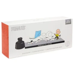 Hallmark Peanuts® 75th Anniversary Friendship Of A Lifetime Limited Edition Charlie Brown And Snoopy Figurine, 4.25" -Hallmark Shop Charlie Brown and Snoopy Ink Well Desk Accessory 1PAJ4700 05