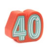Hallmark Charmers 40th Birthday Silicone Charm -Hallmark Shop Charmers 40th Birthday Silicone Charm 1ICN1024 01