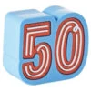 Hallmark Charmers 50th Birthday Silicone Charm -Hallmark Shop Charmers 50th Birthday Silicone Charm 1ICN1025 01
