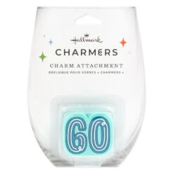 Hallmark Charmers 60th Birthday Silicone Charm -Hallmark Shop Charmers 60th Birthday Silicone Charm 1ICN1026 06
