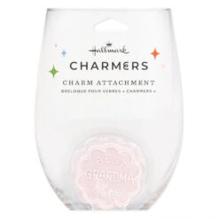Hallmark Charmers Best Grandma Ever Pink Silicone Charm -Hallmark Shop Charmers Best Grandma Ever Pink Silicone Charm 1ICN1004 06