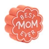 Hallmark Charmers Best Mom Ever Coral Silicone Charm -Hallmark Shop Charmers Best Mom Ever Coral Silicone Charm 1ICN1003 01