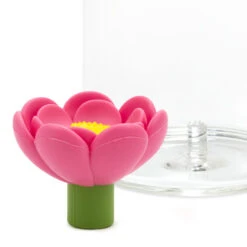 Hallmark Charmers Pink Flower Silicone Charm -Hallmark Shop Charmers Pink Flower Silicone Charm 1ICN1005 04