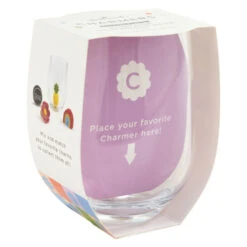 Hallmark Charmers Plastic Stemless Contour Glass, 19.5 Oz. -Hallmark Shop Charmers Plastic Stemless Wine Glass 1ICN1042 05